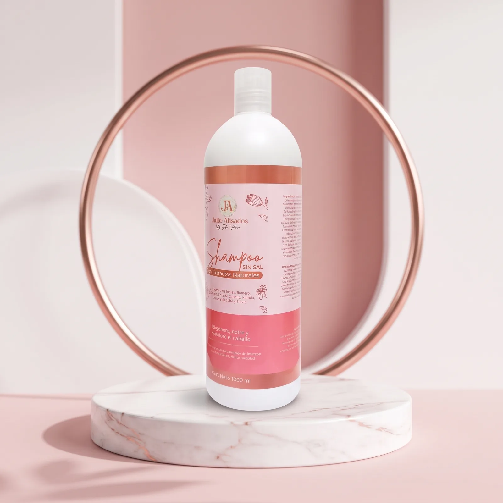Shampoo Extractos Naturales JA By Julie Valencia